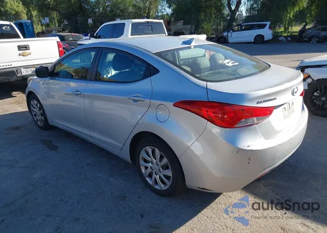 2012 Hyundai Elantra Gls z USA, uszkodzony, nr VIN 5NPDH4AE5CH121397